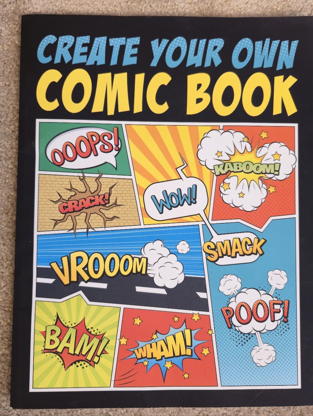 Create Your Own Comic Book Papeterie Bleu